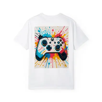 Xbox Controller Colorful Paint Splash Art