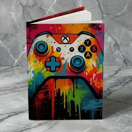 Xbox Controller Graffiti Colorful Paint Splatter Art