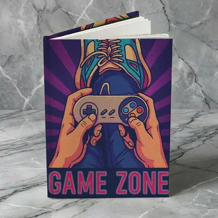 Game Zone Retro Gaming Controller Purple Background