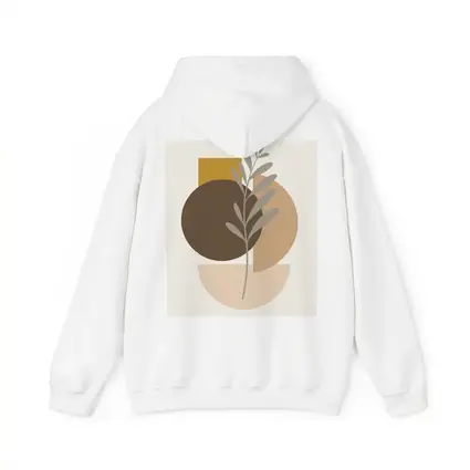 Boho Abstract Botanical Shapes Warm Earth Tones