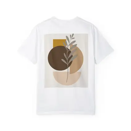 Boho Abstract Botanical Shapes Warm Earth Tones