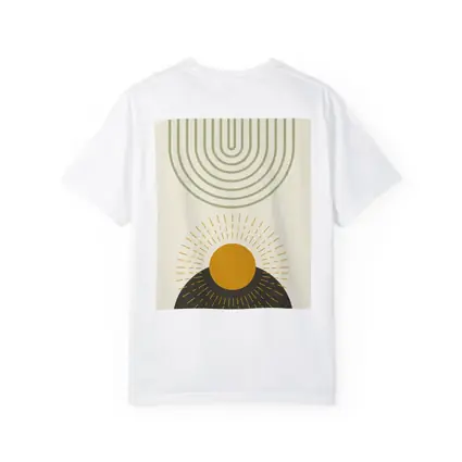 Boho Sun Arc Lines Minimalist Abstract Art