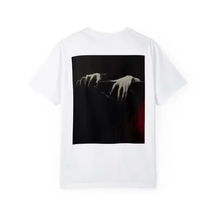 Dark Gothic Clawed Hands Over Black