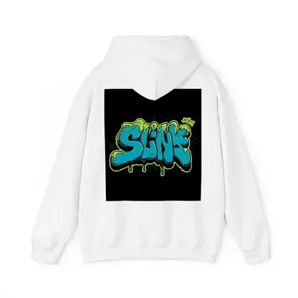 Slink Graffiti Slime Typography Black Background