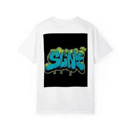 Slink Graffiti Slime Typography Black Background
