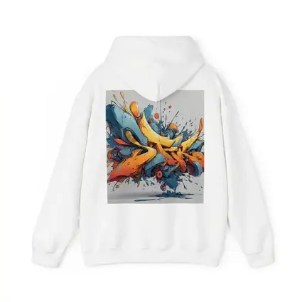 Bold Graffiti Art Exploding Paint Splatter Style