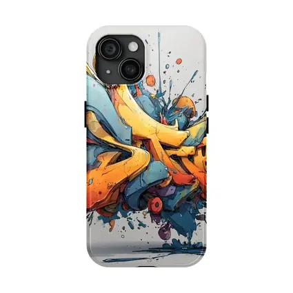 Bold Graffiti Art Exploding Paint Splatter Style