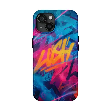 Neon Graffiti Tag Urban Street Art