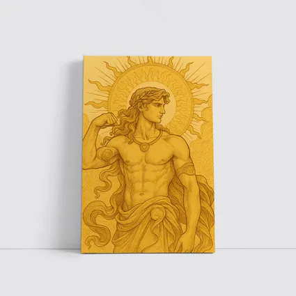 Apollo Sun God Golden Greek Mythology Art