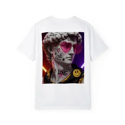 David Bust Graffiti Love Neon Pop Art
