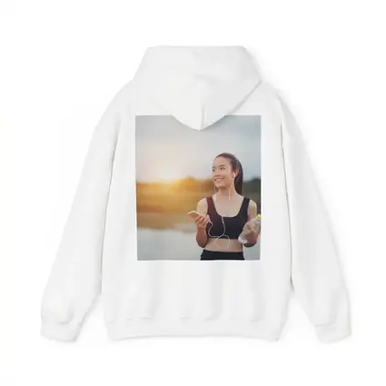Fit Woman Running Outdoors at Sunset