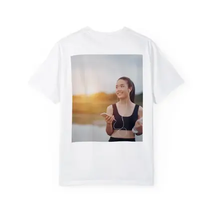 Fit Woman Running Outdoors at Sunset
