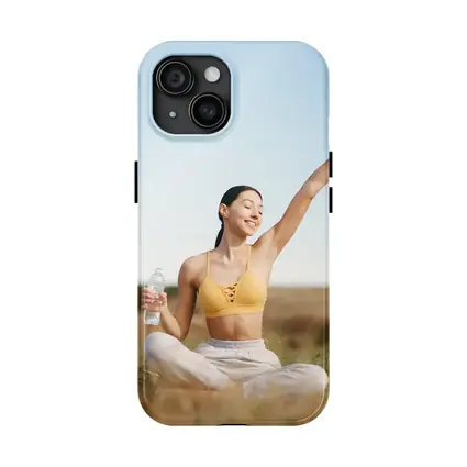 Woman Practicing Yoga Outdoors Sunny Field