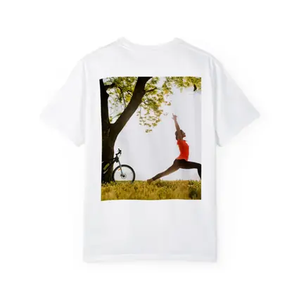 Woman Yoga Pose Outdoor Tree Sunrise