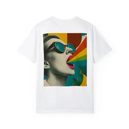 Retro Pop Art Woman Sunglasses Rainbow