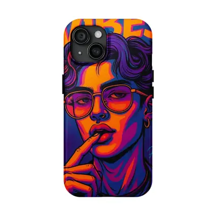 Retro Pop Art Young Man With Glasses
