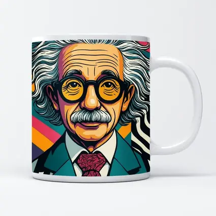 Albert Einstein Pop Art Colorful Portrait