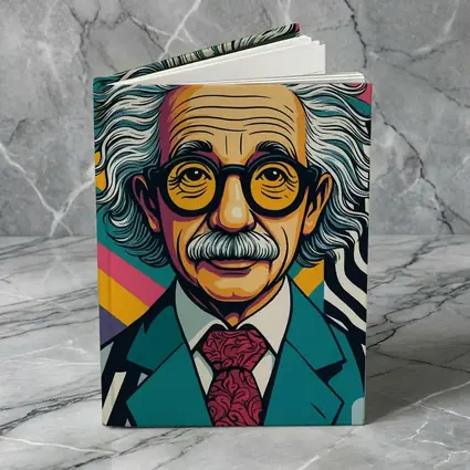 Albert Einstein Pop Art Colorful Portrait