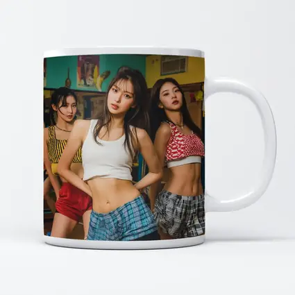 K-Pop Girls Dancing in Colorful Studio