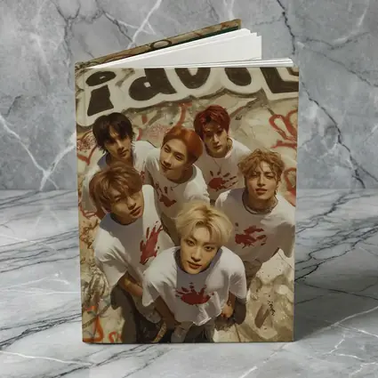 K-pop Idol Group Graffiti Wall Concept