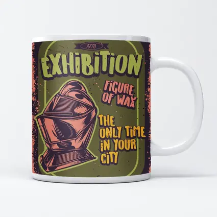 Retro Exhibition Figure of Wax Poster