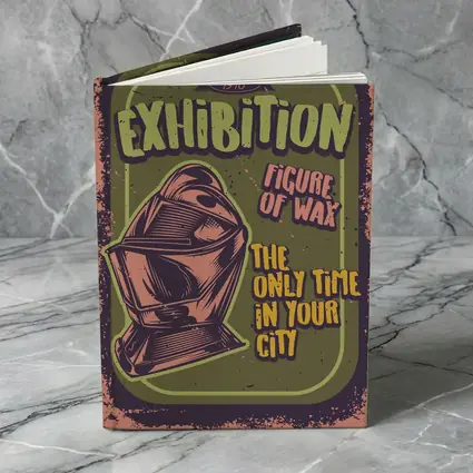 Retro Exhibition Figure of Wax Poster