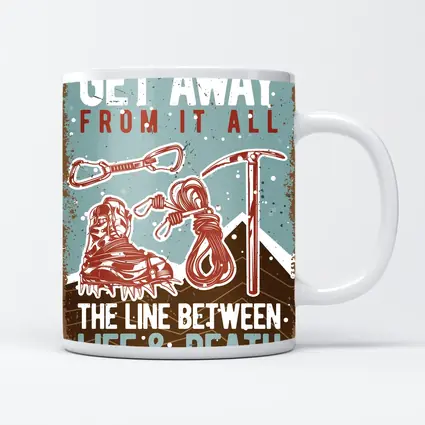 Retro Rock Climbing Gear Adventure Quote
