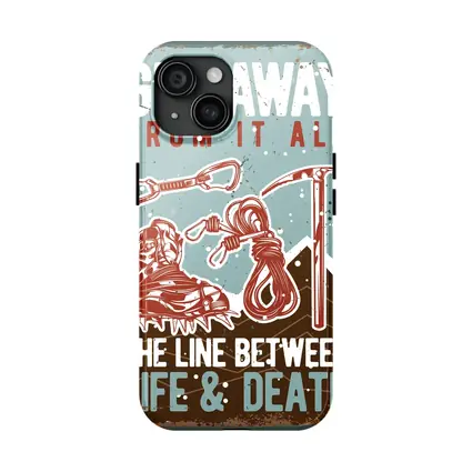 Retro Rock Climbing Gear Adventure Quote