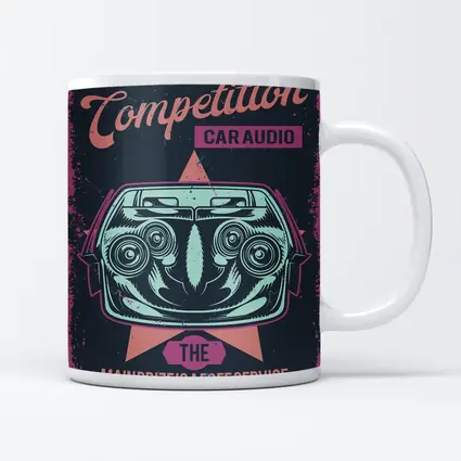 Competition Car Audio Retro Poster Art