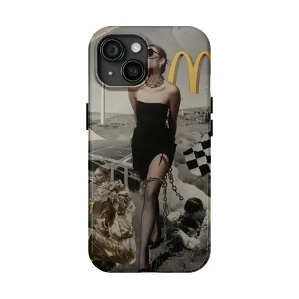 Fashion Woman Collage Pop Art Style