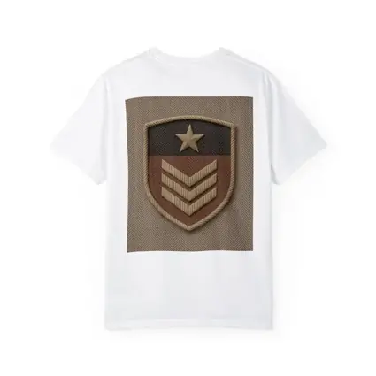 Military Sergeant Rank Badge Embroidered Shield