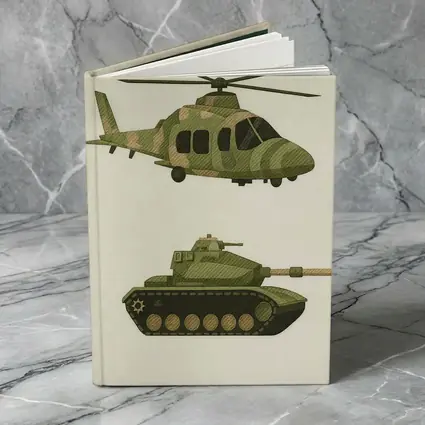 Military Helicopter and Tank Camouflage Art