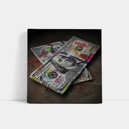 Graffiti Dollar Bills Money Street Art