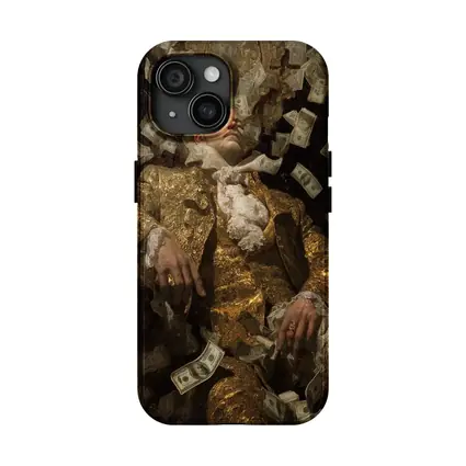 Baroque Man Reclining Surrounded By Money