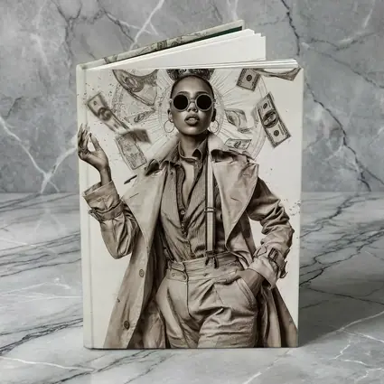 Crown Queen Woman Money Flying Around
