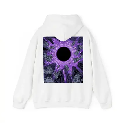 Purple Black Hole Money City Skyline