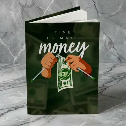 Time To Make Money Dollar Bill Art