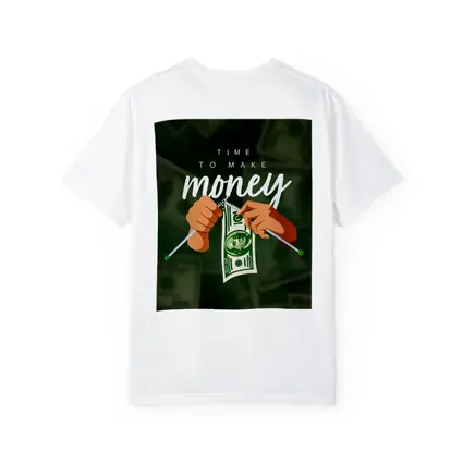 Time To Make Money Dollar Bill Art