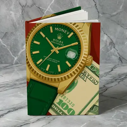 Rolex President Watch Green Dial Money Art