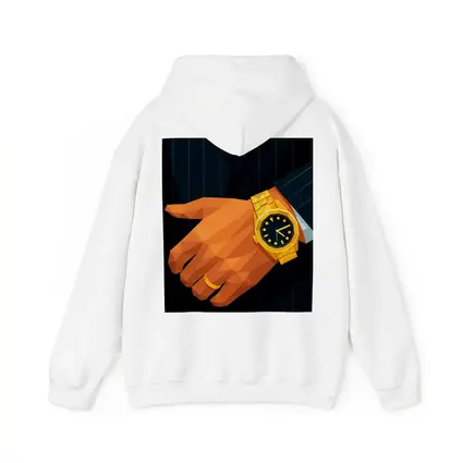 Gold Watch Man Suit Low Poly Art