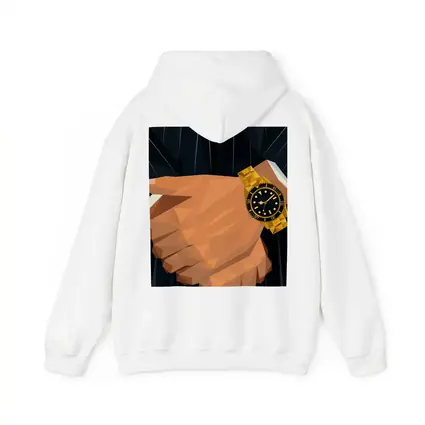 Gold Watch Low Poly Man Dark Suit