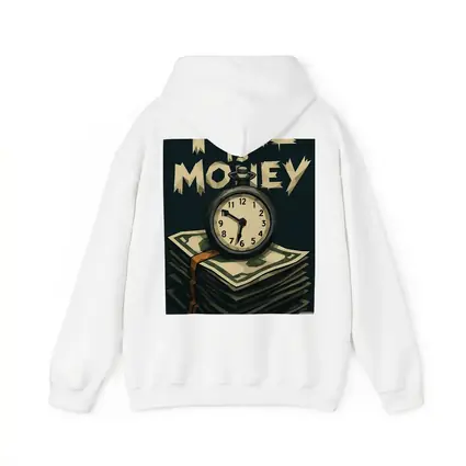 Time Is Money Pocket Watch Cash Stack