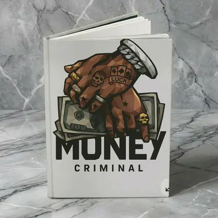 Money Criminal Tattooed Hand Gripping Cash
