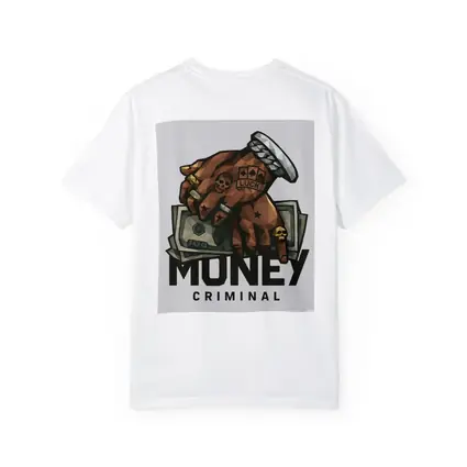 Money Criminal Tattooed Hand Gripping Cash