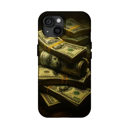 Stacked Hundred Dollar Bills Dark Background