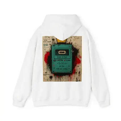 Teal Cassette Player Crown Graffiti Street Art