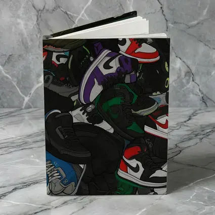 Air Jordan Sneakers Pile Cartoon Art