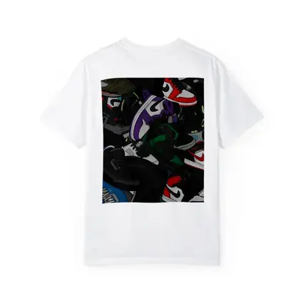 Air Jordan Sneakers Pile Cartoon Art