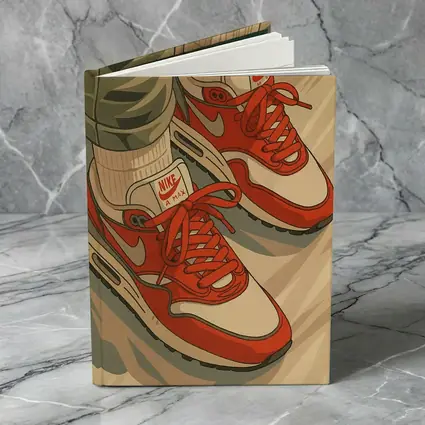 Nike Air Max Red Sneakers Anime Style