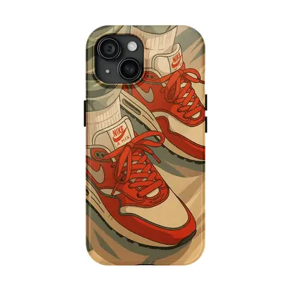 Nike Air Max Red Sneakers Anime Style